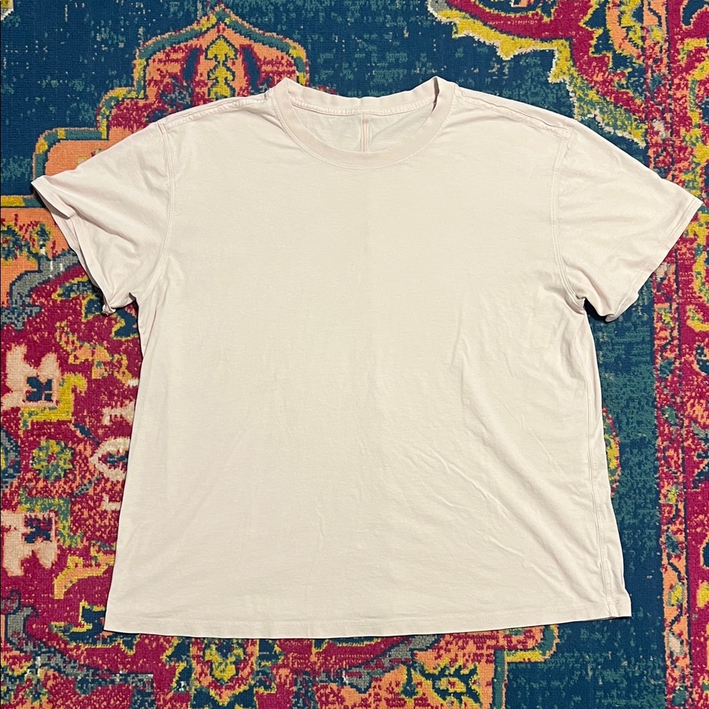 Lululemon All Yours Tee bundle of two pink and grey short sleeve tops size 12 - Picture 3 of 9